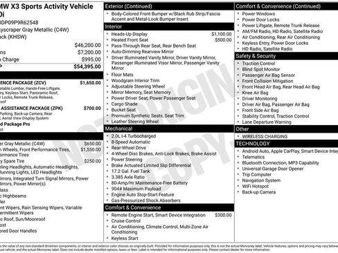 Certified 2023 BMW X3 sDrive30i w/ Convenience Package RWD image 7