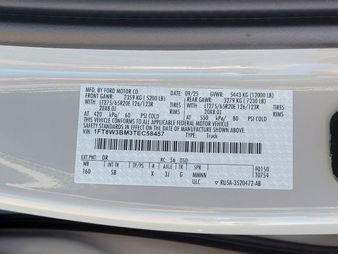New 2026 Ford F350 Lariat w/ Black Appearance Package image 15