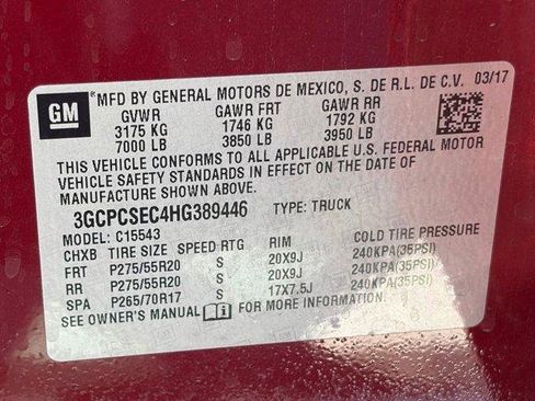 Used 2017 Chevrolet Silverado 1500 LTZ RWD image 13