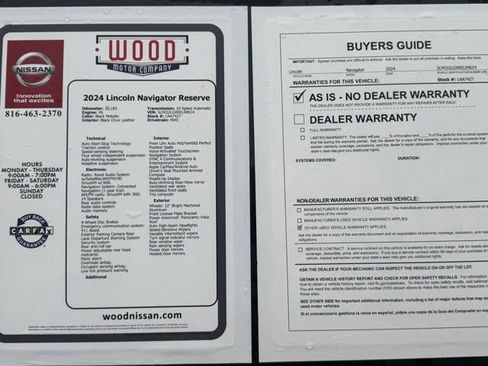 Used 2024 Lincoln Navigator Reserve image 10