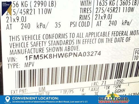 Used 2023 Ford Explorer Platinum w/ Class IV Trailer Tow Package image 33