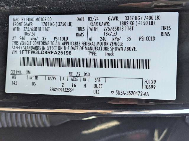 Certified 2024 Ford F150 XLT w/ Mobile Office Package AWD/4WD image 29