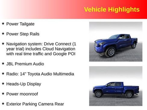 Used 2024 Toyota Tacoma Limited w/ Limited Package (LT) AWD/4WD image 3