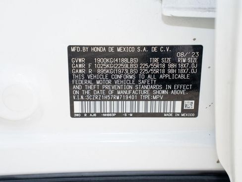 Certified 2024 Honda HR-V Sport image 38