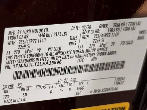 Used 2020 Ford Expedition Platinum RWD image 56