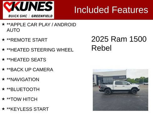 Used 2025 RAM 1500 Rebel AWD/4WD image 2