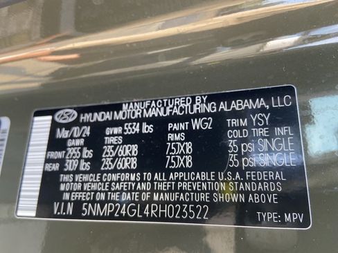 Used 2024 Hyundai Santa Fe SEL FWD image 33