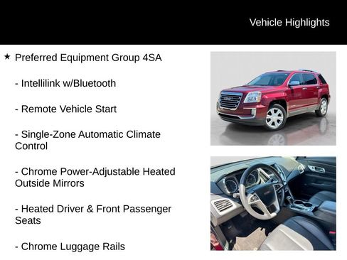Used 2016 GMC Terrain SLT w/ Open Road Package FWD image 5