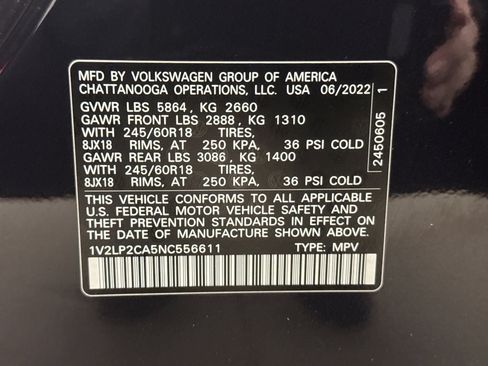Used 2022 Volkswagen Atlas SE image 24