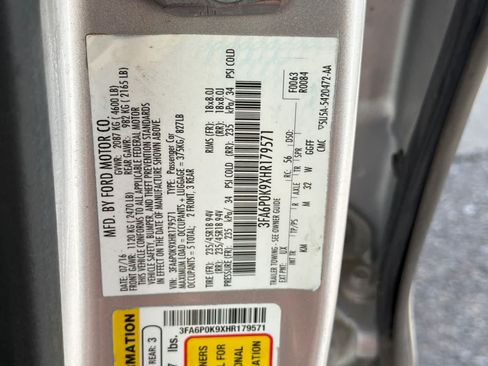Certified 2017 Ford Fusion Titanium FWD image 2
