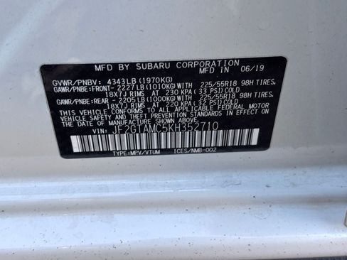 Used 2019 Subaru Crosstrek 2.0i Limited AWD/4WD image 10