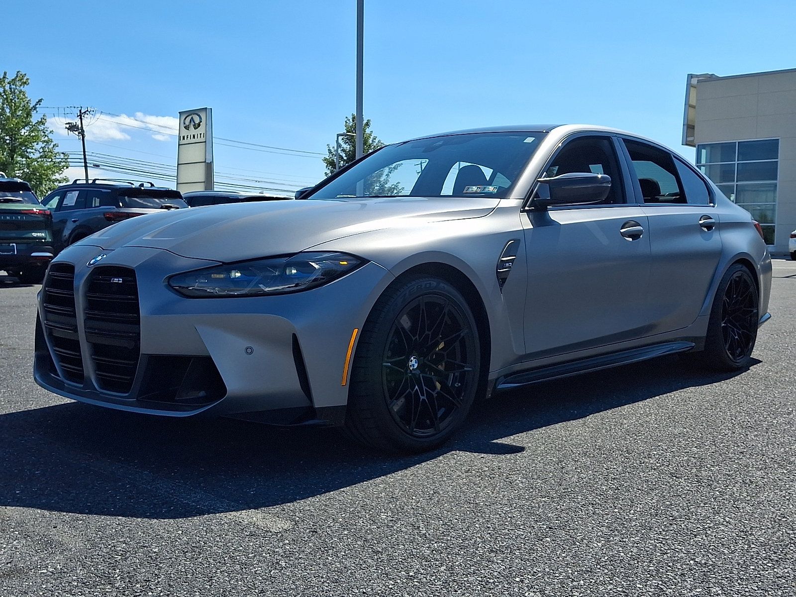 Used 2024 BMW M3 w/ M Carbon Exterior Package RWD image 3
