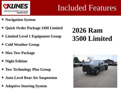 New 2026 RAM 3500 Limited image 3