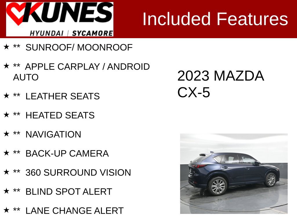 Used 2023 MAZDA CX-5 Signature AWD/4WD image 2