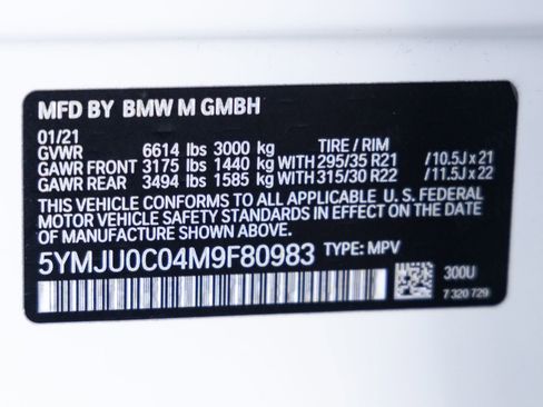 Used 2021 BMW X5 M w/ Executive Package AWD/4WD image 36