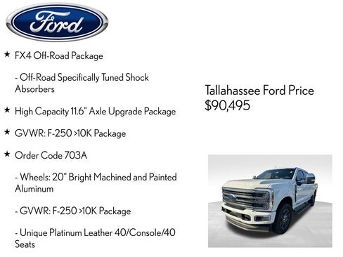 Used 2025 Ford F250 Platinum w/ Platinum Plus Package image 13