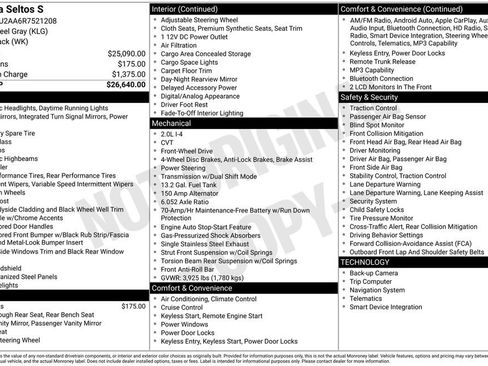 Used 2024 Kia Seltos S FWD image 29