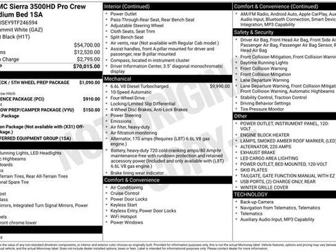 New 2026 GMC Sierra 3500 Pro AWD/4WD image 4