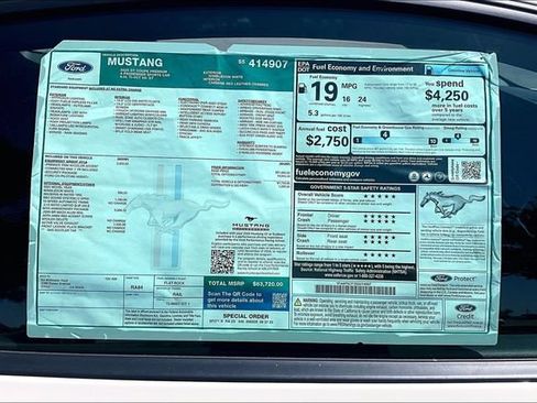 New 2025 Ford Mustang GT Premium w/ 60th Anniversary Package RWD image 14