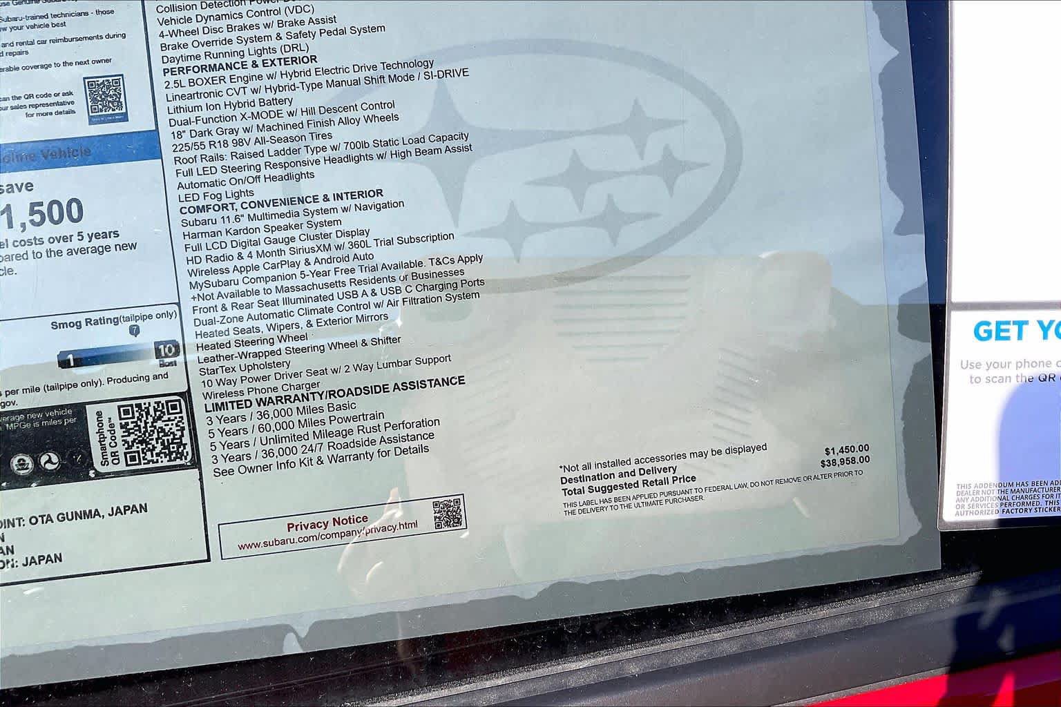 New 2026 Subaru Crosstrek 2.5i Limited AWD/4WD image 18