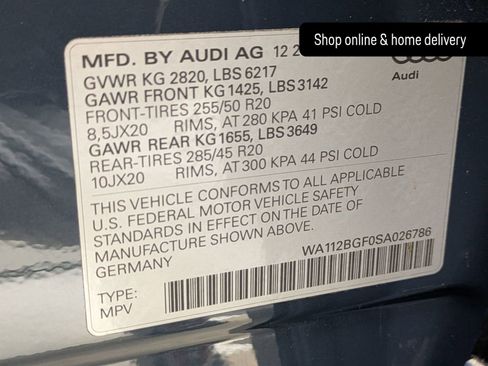 Used 2025 Audi Q6 e-tron Premium w/ Convenience Package image 17