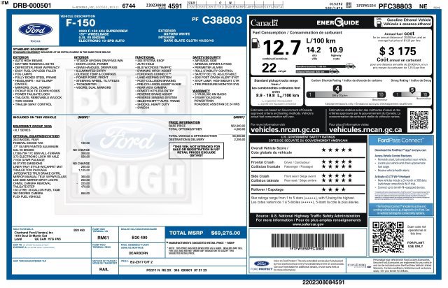 Used 2023 Ford F150 XLT w/ Trailer Tow Package AWD/4WD image 2