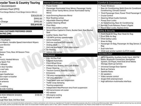 Used 2013 Chrysler Town & Country Touring FWD image 46