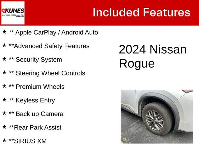 Used 2024 Nissan Rogue S AWD/4WD image 4