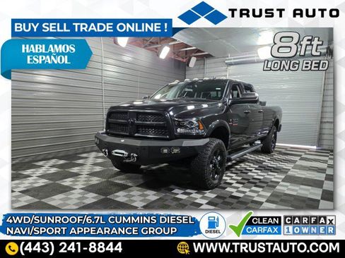Used 2017 RAM 3500 Laramie w/ Sport Appearance Group image 1