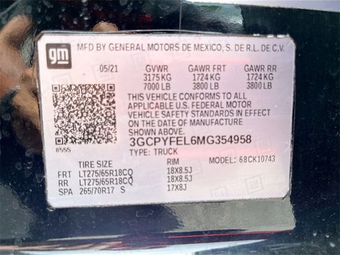 Used 2021 Chevrolet Silverado 1500 LT Trail Boss w/ LT Trail Boss Premium Package image 24