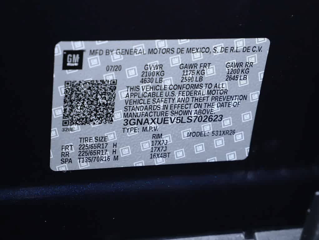 Used 2020 Chevrolet Equinox LT AWD/4WD image 21