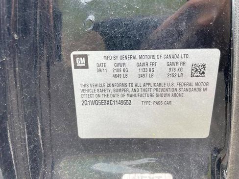 Used 2012 Chevrolet Impala LT w/ LT Sunroof Package FWD image 41