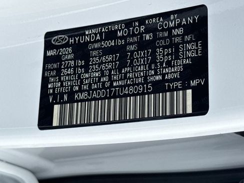New 2026 Hyundai Tucson Blue SE AWD/4WD image 31