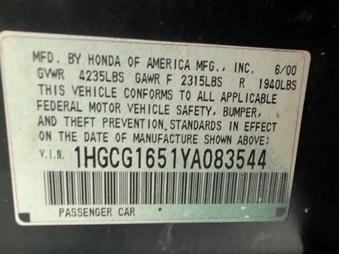 Used 2000 Honda Accord EX image 40