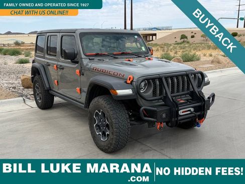 Used 2022 Jeep Wrangler Unlimited Rubicon 4xe w/ Cold Weather Group AWD/4WD image 1