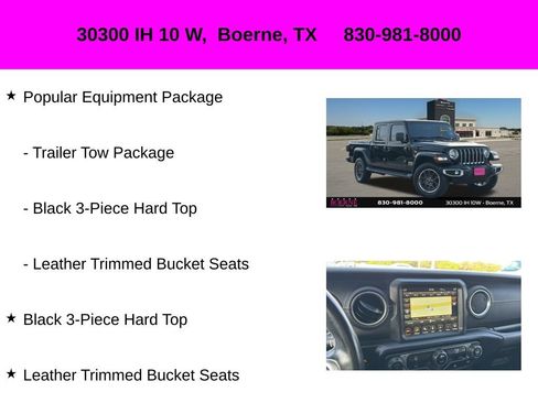 Used 2022 Jeep Gladiator Overland w/ Popular Equipment Package AWD/4WD image 20