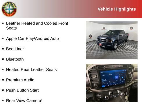 Used 2021 Ford F150 Platinum w/ Equipment Group 701A High image 2