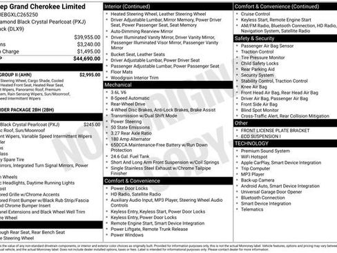 Used 2020 Jeep Grand Cherokee Limited w/ Luxury Group II image 15