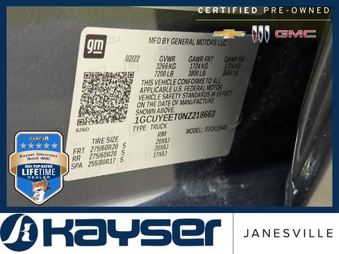 Certified 2022 Chevrolet Silverado 1500 RST w/ LPO, Blackout Package image 37