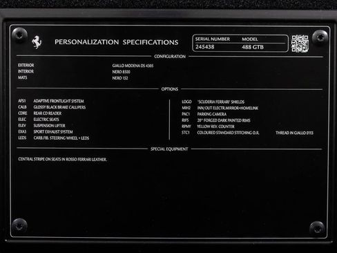 Certified 2019 Ferrari 488 GTB RWD image 57