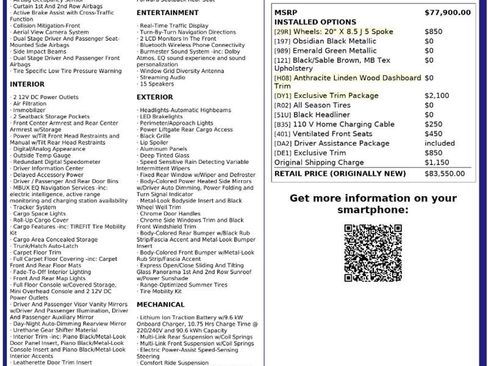 Used 2023 Mercedes-Benz EQE 350+ SUV image 3