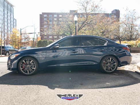 Used 2018 INFINITI Q50 Red Sport 400 w/ Sensory Package (Sport) image 4