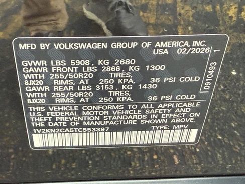 New 2026 Volkswagen Atlas SE AWD/4WD image 18