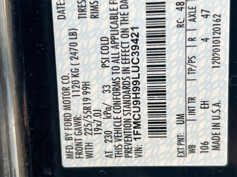 Used 2020 Ford Escape SEL image 36