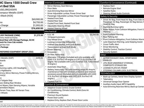 Used 2024 GMC Sierra 1500 Denali w/ Technology Package AWD/4WD image 39