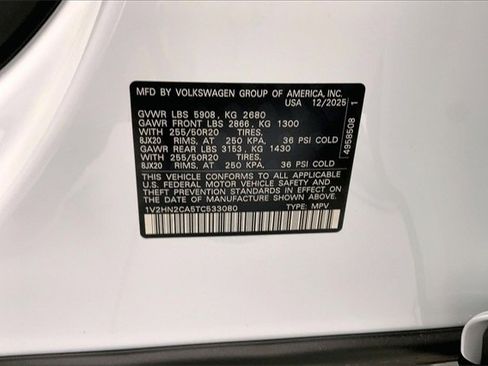 New 2026 Volkswagen Atlas SE image 14