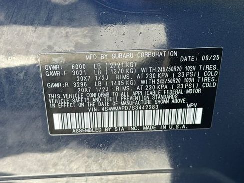 Used 2025 Subaru Ascent Limited AWD/4WD image 38