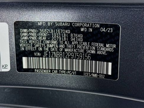 Certified 2023 Toyota GR86 w/ ALL Weather Mat Package (TMS) RWD image 35