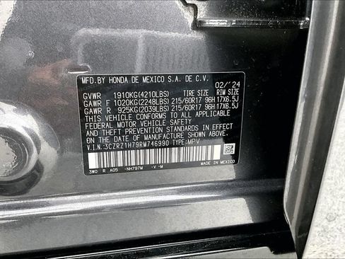 Used 2024 Honda HR-V EX-L image 41