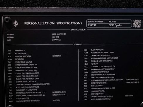 Certified 2023 Ferrari SF90 Spider AWD/4WD image 55